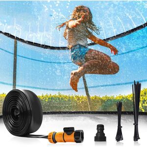 DENUOTOP Children'S Trampoline Sprinkler, Summer Watering For Trampoline Water Park Outdoor Water Games Garden Toys Watering Water Park For Boys Girls And