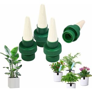 Denuotop - Drip Irrigation Bottle, 4 Pieces Ceramic Drip Irrigation Automatic Sprinkler Plants Automatic Irrigation System for Garden Home Indoor