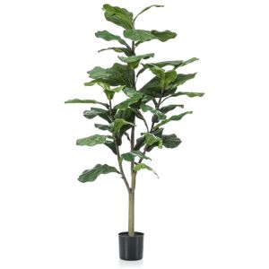 Berkfield Home - Emerald Artificial Ficus Lyrata 120 cm