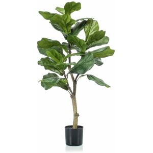 Berkfield Home - Emerald Artificial Ficus Lyrata 90 cm