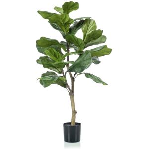 Berkfield Home - Emerald Artificial Ficus Lyrata 90 cm