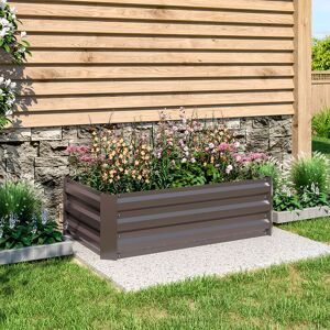 Livingandhome - Garden Planter Raised Bed Outdoor Vegetable Plants Flowers Pots Box, s