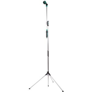 Outdoor Shower/Garden Shower 2 in 1 - Detachable telescopic spray lance - Adjustable height 147 - 190cm and 180° adjustable shower head - Vonroc