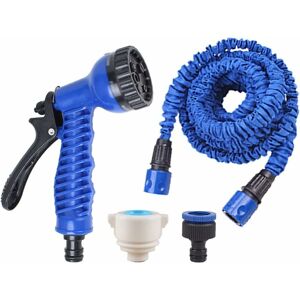 Garden telescopic hose, car wash, household high-pressure water gun, household suit, soft hose, garden super telescopic hose - Rhafayre