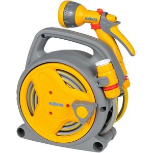 Hozelock - 2425 10m Pico Reel Garden Hose Pipe & Multi Spray Gun Watering Camping