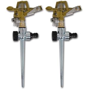 Berkfield Home - Impulse Sprinklers Garden Watering Zinc Metal Spike 2 pcs