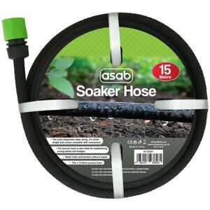 ASAB 15m Soaker Hose Pipe Spray Flexible Water Pipe Soaker Hose Porous