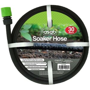 ASAB 30m Soaker Hose Pipe Spray Flexible Water Pipe Soaker Hose Porous