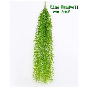 2pcs 99cm Artificial Ivy Hanging Plant for Hanging Basket Hanging with Small Bird's Nest - Langray