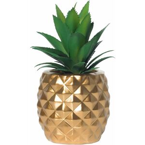 Artificial Succulent Potted Pineapple Decor - Faux Pineapple Home Kitchen Table Decoration - Langray