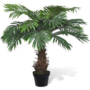 BERKFIELD HOME Lifelike Artificial Cycus Palm Tree with Pot 80 cm