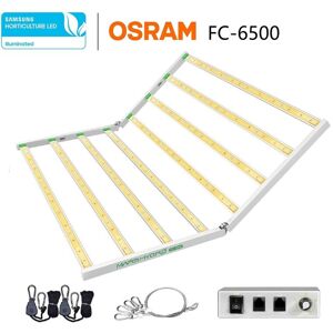 Mars Hydro - FC6500 Foldable Samsung Grow Light 730Watt Led Grow Lights for Indoor Plants 8 Bar with Samsung LM301B Diodes Full Spectrum Daisy Chain