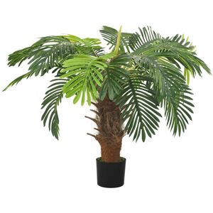 Berkfield Home - Mayfair Artificial Cycas Palm with Pot 90 cm Green