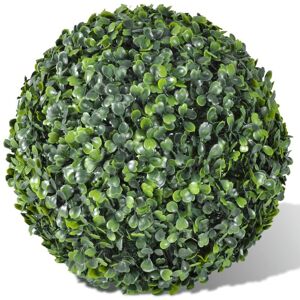 BERKFIELD HOME Mayfair Boxwood Ball Artificial Leaf Topiary Ball 35 cm 2 pcs