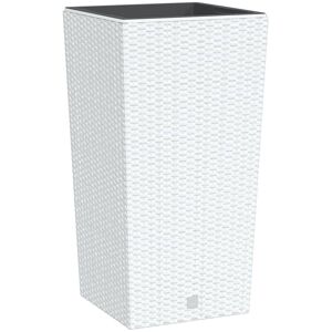 Berkfield Home - Mayfair Planter with Removable Inner White 21 / 49 l pp Rattan