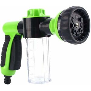 Car Wash Nozzle igh Pressure Hose Nozzle Sprayer 8 Way Patterns Hose Soap Sprayer Green - Green - Norcks