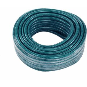 Oypla - 50m pvc Flexible Green Hose Outdoor Garden Hose Pipe