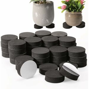 RHAFAYRE Plant Pot Feet Risers Natural Foam Flower Pot Mat Invisible Pot Feet for Heavy Outdoor Plants, Medium and Large Flower Pots Furniture Use to Prevent