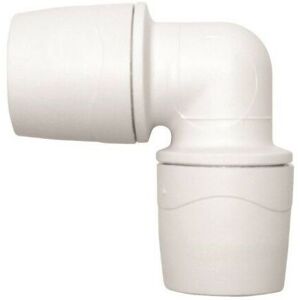 Polypipe - x10 PolyMax MAX115 15mm Pushfit 90Degree Elbow White