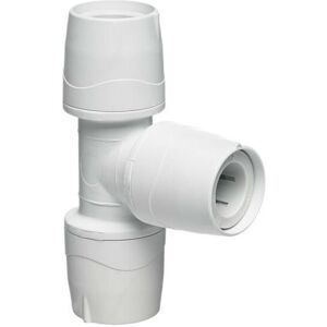 Polypipe - X10 PolyMax MAX215 15mm Pushfit Equal Tee White