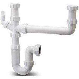 Polypipe - 40mm Sink Waste Kit Double Sink for Double Bowled or 1 and a Half Bowl