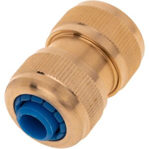 Primematik - 15 mm zinc-plated brass hose repairer for water installation