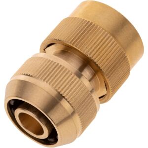 Primematik - Zinc-plated brass 15 mm double quick link for irrigation controller installation