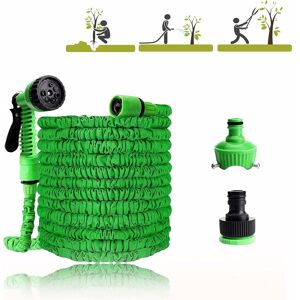 Rhafayre - Expandable Flexible Garden Hose with 7 Functional Sprays, Garden Hose, Functions for Garden Watering, Car Washing, Home Sink, Bathroom