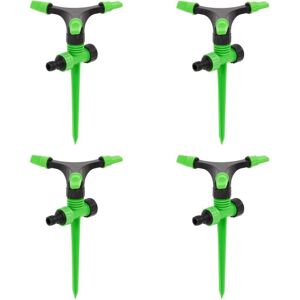 Rotating Sprinklers 4 pcs Green and Black 16x13.5x25.5 cm abs&pp Vidaxl Green