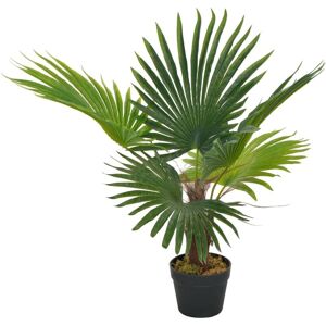 Berkfield Home - Royalton Artificial Plant Palm with Pot Green 70 cm