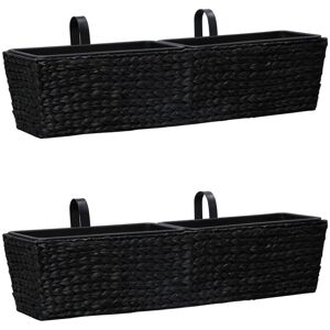 Royalton Garden Planters 2 pcs Water Hyacinth Black