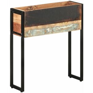 Planter 60x20x68 cm Solid Reclaimed Wood - Royalton