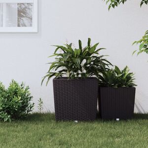 Royalton - Planter with Removable Inner Brown 37 / 64 l pp Rattan