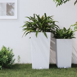 Royalton - Planter with Removable Inner White 21 / 49 l pp Rattan