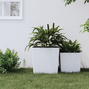 Royalton - Planter with Removable Inner White 37 / 64 l pp Rattan