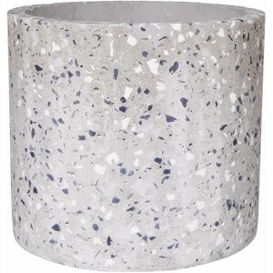 BUTLERSHOME-NI Terrazzo fower pot Ø14cm grey - Grey