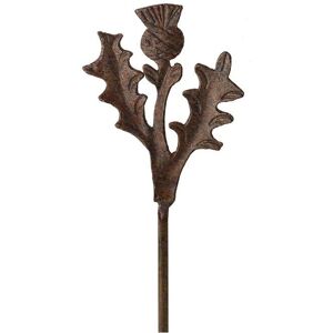 GARDEN PRIDE Metal Flower Garden Stakes - Thistle - Pack of 3