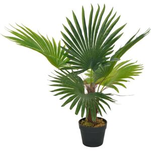 SWEIKO Artificial Plant Palm with Pot Green 70 cm VDTD22343