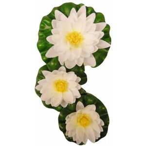 Berkfield Home - Ubbink 3 Piece Decorative Water Lilies Set White