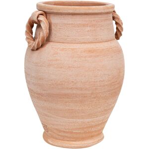 Biscottini - umbrella stand, amphora/jar with terracotta rings handmade on the lathe for plants and flowers. L32XPR32XH36 cm.