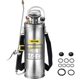 VEVOR Stainless Steel Sprayer 10L Household Gardening and Floor Cleaning Sprayer Suitable for the Current Neds of Industry Agriculture Commerce Medicine