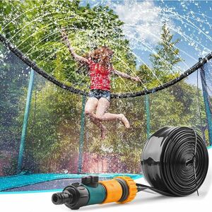 TINOR Water sprinkler for trampoline, outdoor water games, children's water games, garden and summer