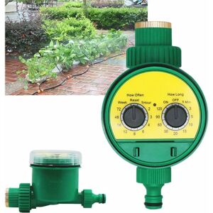 Alwaysh - Water Timer, Outdoor Watering Controller Automatic Sprinkler Electronic Hose Timer, Multiple Programs for Garden Greenhouse Vegetable Plant