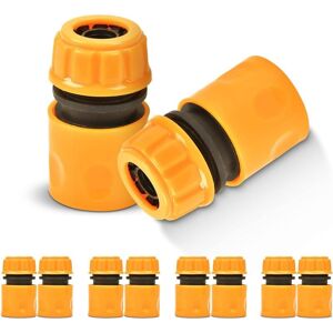 ZVD - 10 pcs 1/2' Garden Hose Quick Connector - Plastic Connector for Garden Appliances, Faucet, Hose Pipe