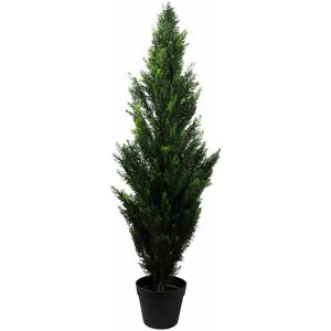 Leaf - 120cm uv Artificial Cedar Cypress Topiary uv Resistant