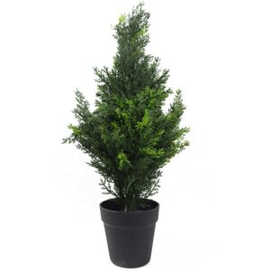 Leaf 60cm Artificial Cedar Cypress Topiary uv Resistant