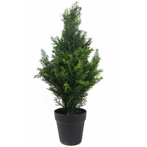 Leaf 60cm uv Artificial Cedar Cypress Topiary uv Resistant