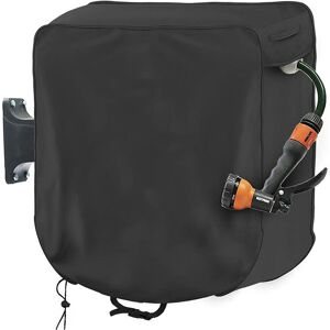 Csparkv - 60x45x60cm,Protective cover for wall mounted garden hose reel, black
