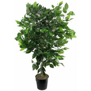 Leaf 90cm Artificial Ficus Tree Bush - Large Bushy Plant
