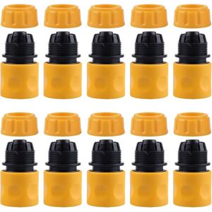 Alwaysh - 10PCS Quick Watering Fittings 1/2 Hose Watering Plastic Quick Connector Garden Hose Fitting Connector for Faucet Connector